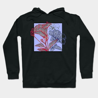 Contemplating hibiscus Hoodie